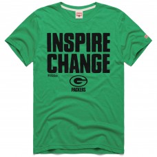 Футболка Unisex Green Bay Packers Homage Green 2024 Inspire Change Tri-Blend