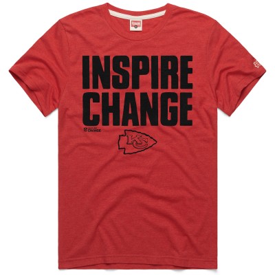 Футболка Kansas City Chiefs Homage Unisex 2024 Inspire Change - Red
