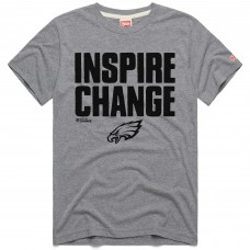 Футболка Philadelphia Eagles Homage Unisex 2024 Inspire Change - Gray