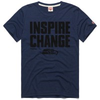 Unisex Seattle Seahawks Homage College Navy 2024 Inspire Change Tri-Blend T-Shirt