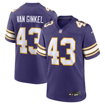 Andrew Van Ginkel Minnesota Vikings Nike Alternate Game Jersey -  Purple