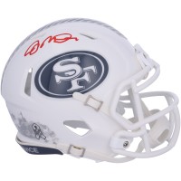 Joe Montana San Francisco 49ers Autographed Fanatics Authentic 2024 Salute to Service Speed Mini Helmet