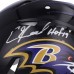 Ed Reed Baltimore Ravens Autographed Fanatics Authentic Speed Authentic Helmet with HOF 19 Inscription