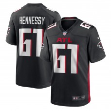 Игровая джерси Atlanta Falcons Matt Hennessy Nike Black Team Game