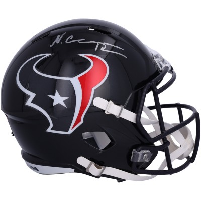 Nico Collins Houston Texans Autographed Fanatics Authentic Riddell Speed Replica Helmet