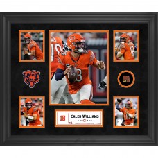 Caleb Williams Chicago Bears Fanatics Authentic Framed 20 x 24 5-Photo Collage with a Piece of Game-Used Football Caleb Williams Chicago Bears Fanatics Authentic Framed 20 x 24 5-Photo Collage with a Piece of Game-Used Football