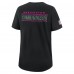 Футболка Женская Washington Commanders Nike Black 2025 NFL Crucial Catch Tri-Blend Dri-FIT