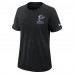 Футболка Женская Atlanta Falcons Nike Black 2025 NFL Crucial Catch Tri-Blend Dri-FIT