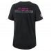 Футболка Женская Atlanta Falcons Nike Black 2025 NFL Crucial Catch Tri-Blend Dri-FIT