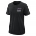 Футболка Женская Buffalo Bills Nike Black 2025 NFL Crucial Catch Tri-Blend Dri-FIT