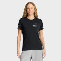 Футболка Женская Carolina Panthers Nike Black 2025 NFL Crucial Catch Tri-Blend Dri-FIT