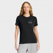 Футболка Женская Carolina Panthers Nike Black 2025 NFL Crucial Catch Tri-Blend Dri-FIT