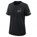Футболка Женская Carolina Panthers Nike Black 2025 NFL Crucial Catch Tri-Blend Dri-FIT