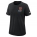 Футболка Женская Chicago Bears Nike Black 2025 NFL Crucial Catch Tri-Blend Dri-FIT