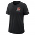 Футболка Женская Cincinnati Bengals Nike Black 2025 NFL Crucial Catch Tri-Blend Dri-FIT