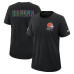 Женская футболка Cleveland Browns Nike 2025 NFL Crucial Catch Tri-Blend Dri-FIT - Black