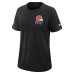 Женская футболка Cleveland Browns Nike 2025 NFL Crucial Catch Tri-Blend Dri-FIT - Black