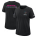 Женская футболка Houston Texans Nike 2025 NFL Crucial Catch Tri-Blend Dri-FIT - Black