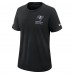 Футболка Женская Tampa Bay Buccaneers Nike Black 2025 NFL Crucial Catch Tri-Blend Dri-FIT