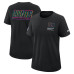 Женская футболка New York Giants Nike 2025 NFL Crucial Catch Tri-Blend Dri-FIT - Black