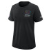 Женская футболка New York Giants Nike 2025 NFL Crucial Catch Tri-Blend Dri-FIT - Black