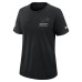 Женская футболка Detroit Lions Nike 2025 NFL Crucial Catch Tri-Blend Dri-FIT - Black