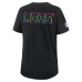 Женская футболка Detroit Lions Nike 2025 NFL Crucial Catch Tri-Blend Dri-FIT - Black