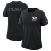 Женская футболка Kansas City Chiefs Nike 2025 NFL Crucial Catch Tri-Blend Dri-FIT - Black