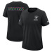 Женская футболка Las Vegas Raiders Nike 2025 NFL Crucial Catch Tri-Blend Dri-FIT - Black