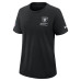 Женская футболка Las Vegas Raiders Nike 2025 NFL Crucial Catch Tri-Blend Dri-FIT - Black