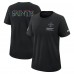 Футболка Женская New Orleans Saints Nike Black 2025 NFL Crucial Catch Tri-Blend Dri-FIT