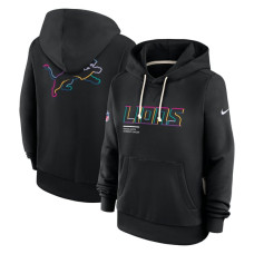 Женская толстовка Detroit Lions Nike 2025 NFL Crucial Catch Sideline Standard Issue Dri-FIT - Black Женская толстовка Detroit Lions Nike 2025 NFL Crucial Catch Sideline Standard Issue Dri-FIT - Black