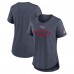 Женская New England Patriots Nike Navy Script Tri-Blend T-Shirt