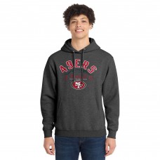 San Francisco 49ers Starter Heather Charcoal Pullover Hoodie
