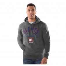 New York Giants Starter Charcoal Pullover Hoodie