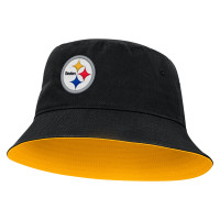 Бейсболка Pittsburgh Steelers Fanatics Black Strong Side Bucket