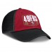 Бейсболка San Francisco 49ers Fanatics Scarlet/Black Franchise Trucker