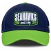 Бейсболка Seattle Seahawks Fanatics College Navy/Neon Green Franchise Trucker