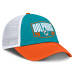 Бейсболка Miami Dolphins Fanatics Aqua/Orange Franchise Trucker