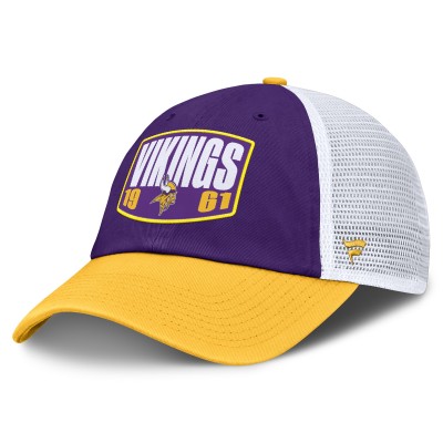 Бейсболка Minnesota Vikings Fanatics Purple/Gold Franchise Trucker