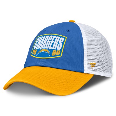 Бейсболка Los Angeles Chargers Fanatics Powder Blue/Gold Franchise Trucker