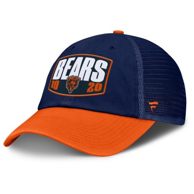 Бейсболка Chicago Bears Fanatics Navy/Orange Franchise Trucker
