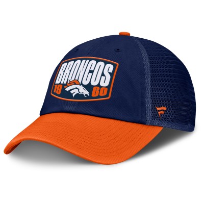 Бейсболка Denver Broncos Fanatics Navy/Orange Franchise Trucker
