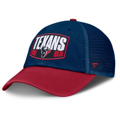 Бейсболка Houston Texans Fanatics Navy/Red Franchise Trucker
