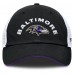 Бейсболка Baltimore Ravens Fanatics Black/White Reverse Trucker