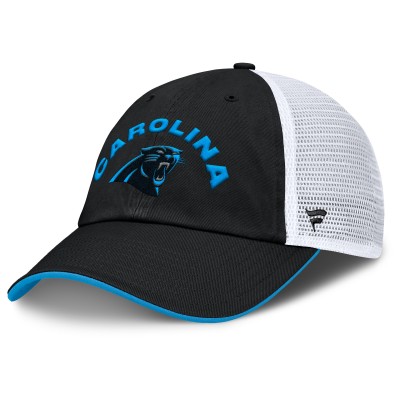 Бейсболка Carolina Panthers Fanatics Black/White Reverse Trucker