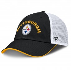 Бейсболка Pittsburgh Steelers Fanatics Black/White Reverse Trucker