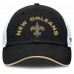 Бейсболка New Orleans Saints Fanatics Black/White Reverse Trucker