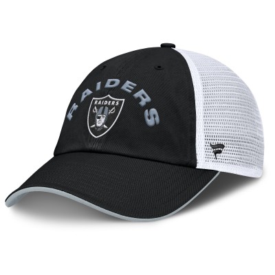 Бейсболка Las Vegas Raiders Fanatics Black/White Reverse Trucker