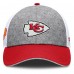 Бейсболка Kansas City Chiefs Fanatics Gray/Red Option Trucker